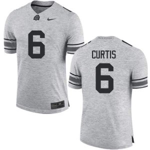 Men's Ohio State Buckeyes #6 Kory Curtis Gray Nike NCAA College Football Jersey Ventilation LVD0444OJ